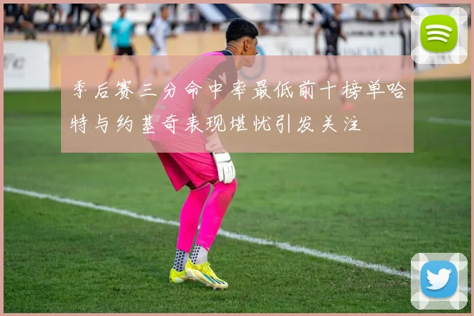 季后赛三分命中率最低前十榜单哈特与约基奇表现堪忧引发关注